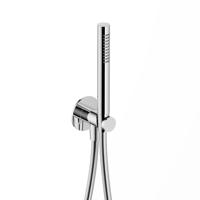 Handdouche Hotbath Ace Met Wandsteun Met Uitlaat En Doucheslang 150cm Chroom Handdouche Hotbath Ace Met Wandsteun Met Uitlaat En Doucheslang 150cm Chroom