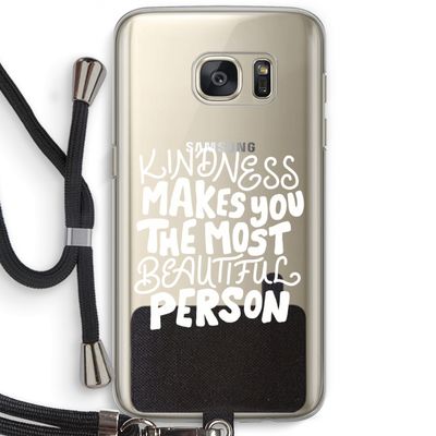 The prettiest: Samsung Galaxy S7 Transparant Hoesje met koord