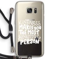 The prettiest: Samsung Galaxy S7 Transparant Hoesje met koord
