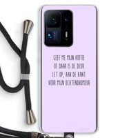 Ochtendhumeur: Xiaomi Mi Mix 4 Transparant Hoesje met koord
