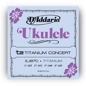 D'Addario EJ87C snaar voor muziekinstrumenten Ukelele 4 stuk(s) Gitaar