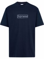 Supreme x KAWS t-shirt Chalk Logo - Bleu - thumbnail