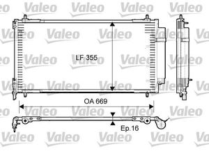 Airco condensor 814065