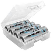 Ansmann Box 4 Batterijbox Aantal cellen: 4 AAA (potlood), AA (penlite) (l x b x h) 67 x 55 x 22 mm - thumbnail