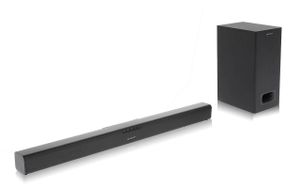 Sharp HT-SBW110 Soundbar Zwart (mat) Incl. kabelgebonden subwoofer, Bluetooth, USB