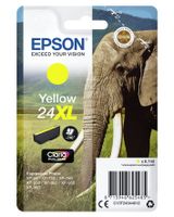 Epson Elephant Singlepack Yellow 24XL Claria Photo HD Ink - thumbnail