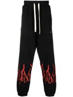 Vision Of Super pantalon de jogging à flammes brodées - Noir