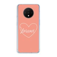 Forever heart: OnePlus 7T Transparant Hoesje