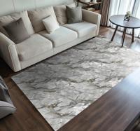 Grijs & goud marmeren vinyl tapijt
