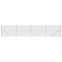 The Living Store Gaashek Rol Zilver - 1.6 x 10 m - Gegalvaniseerd PVC-gecoat Staal