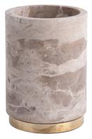 present time Pot Marble Marmer, 15cm hoog - Bruin - thumbnail