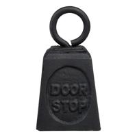 Esschert Design Deurstopper gewicht gietijzer - zwart - 13 x 7 cm - Deurstop/deurvastzetter Esschert Design Deurstopper gewicht gietijzer - zwart - 13 x 7 cm - Deurstop/deurvastzetter