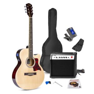 Retourdeal - MAX ShowKit elektrisch akoestische gitaarset 40W -
