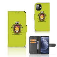 Apple iPhone 12 Mini Leuk Hoesje Doggy Biscuit - thumbnail