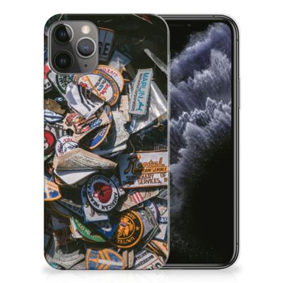 Apple iPhone 11 Pro | Siliconen hoesje | met foto Badges