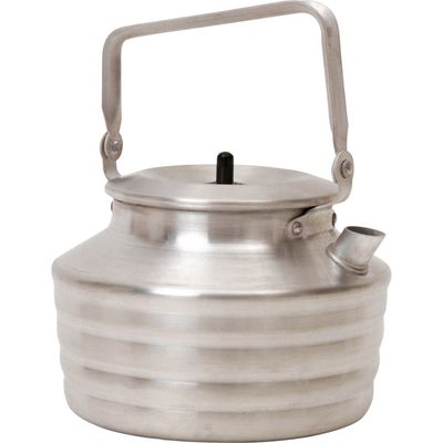 Klassieke aluminium waterketel met deksel Waterketel