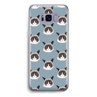 It's a Purrr Case: Samsung Galaxy S8 Transparant Hoesje