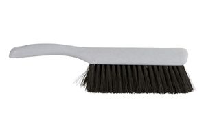Handveger kunststof houder zwart haar, gemengd, 30cm