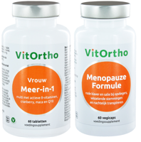 VitOrtho Meer-in-1 Vrouw Tabletten + Menopauze Formule Capsules
