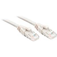 LINDY 48090 RJ45 Netwerkkabel, patchkabel CAT 6 U/UTP 0.30 m Wit 1 stuk(s) - thumbnail