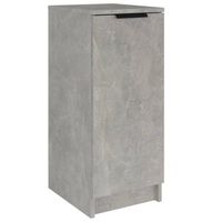 vidaXL Schoenenkast 30x35x70 cm bewerkt hout betongrijs - thumbnail