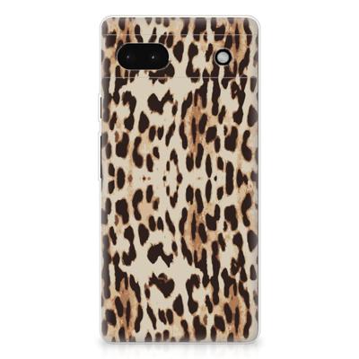 Google Pixel 6A | TPU Hoesje | Leopard