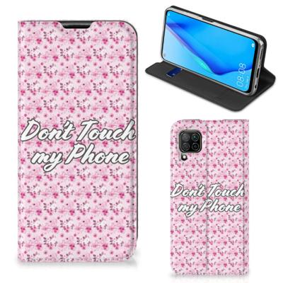 Huawei P40 Lite Design Case Flowers Pink DTMP Huawei P40 Lite Design Case Flowers Pink DTMP