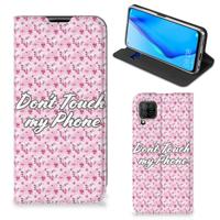 Huawei P40 Lite Design Case Flowers Pink DTMP