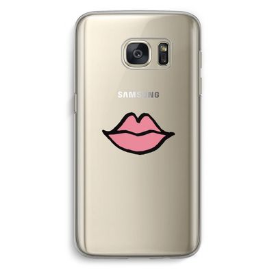 Kusje: Samsung Galaxy S7 Transparant Hoesje