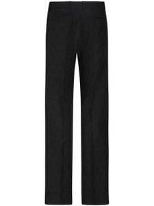 ETRO pantalon en jacquard à coupe droite - Noir