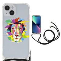 iPhone 14 Stevig | Bumper Hoesje | Lion Color