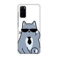 Cool cat: Volledig geprint Samsung Galaxy S20 Hoesje