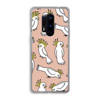 Papegaai: OnePlus 8 Pro Transparant Hoesje