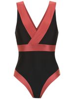 Brigitte maillot de bain à design à empiècements - Noir