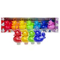 Hengelspel/eenden vangen kermis spel voor kinderen met 11 eendjes