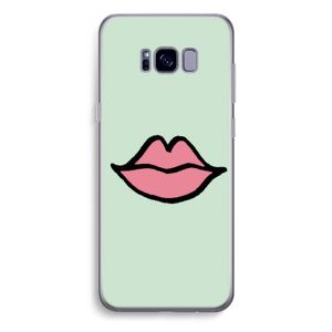 Kusje: Samsung Galaxy S8 Plus Transparant Hoesje