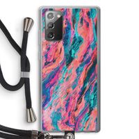 Electric Times: Samsung Galaxy Note 20 / Note 20 5G Transparant Hoesje met koord Electric Times: Samsung Galaxy Note 20 / Note 20 5G Transparant Hoesje met koord