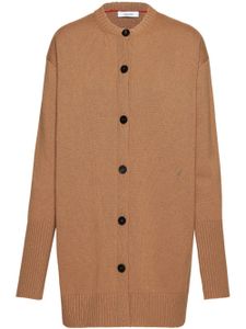 Ferragamo Cashmere cardigan dress - Tons neutres