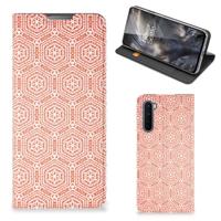 OnePlus Nord | Hoesje met Magneet | Pattern Orange