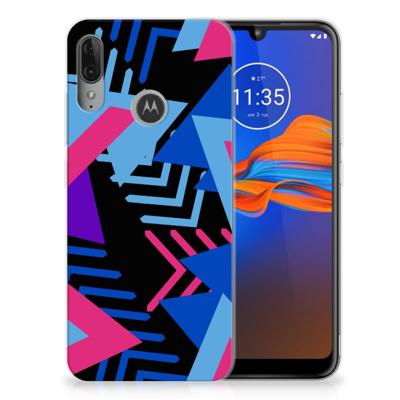 Motorola Moto E6 Plus | TPU Hoesje | Funky Triangle