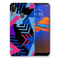 Motorola Moto E6 Plus | TPU Hoesje | Funky Triangle