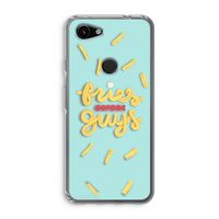 Always fries: Google Pixel 3a Transparant Hoesje
