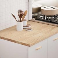 Keuken werkblad rechthoekig 80x63,5x2,7 cm massief eikenhout