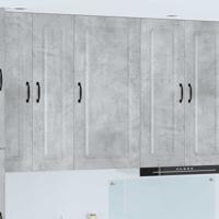 Keukenkast Kalmar Beton Grijs 50 x 31 x 100 cm Bewerkt hout