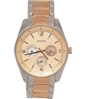 Horlogeband Fossil BQ1404 Roestvrij staal (RVS) Bi-Color 20mm