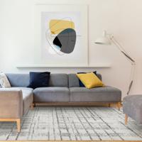 Easy Living - Vloerkleed Nova Grid Grey Rug NV31 -