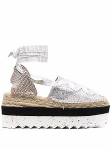 Stella McCartney espadrilles Gaia à plateforme - Gris