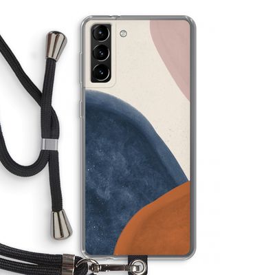 Geo #1: Samsung Galaxy S21 Plus Transparant Hoesje met koord