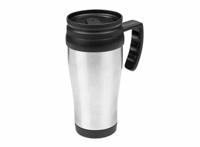 HI RVS Autobeker - 450 ml - Dubbelwandige Thermobeker HI RVS Autobeker - 450 ml - Dubbelwandige Thermobeker