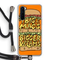 Big Macs Bigger Dreams: OnePlus Nord Transparant Hoesje met koord